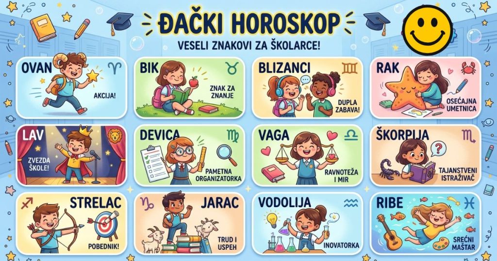đački horoskop astro-vodič za roditelje