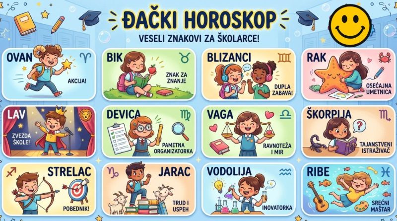 đački horoskop astro-vodič za roditelje